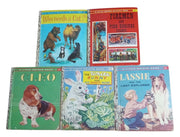 Little Golden Books 1957-1963 Set Of 5 Vintage Collectible Nostalgic Children's
