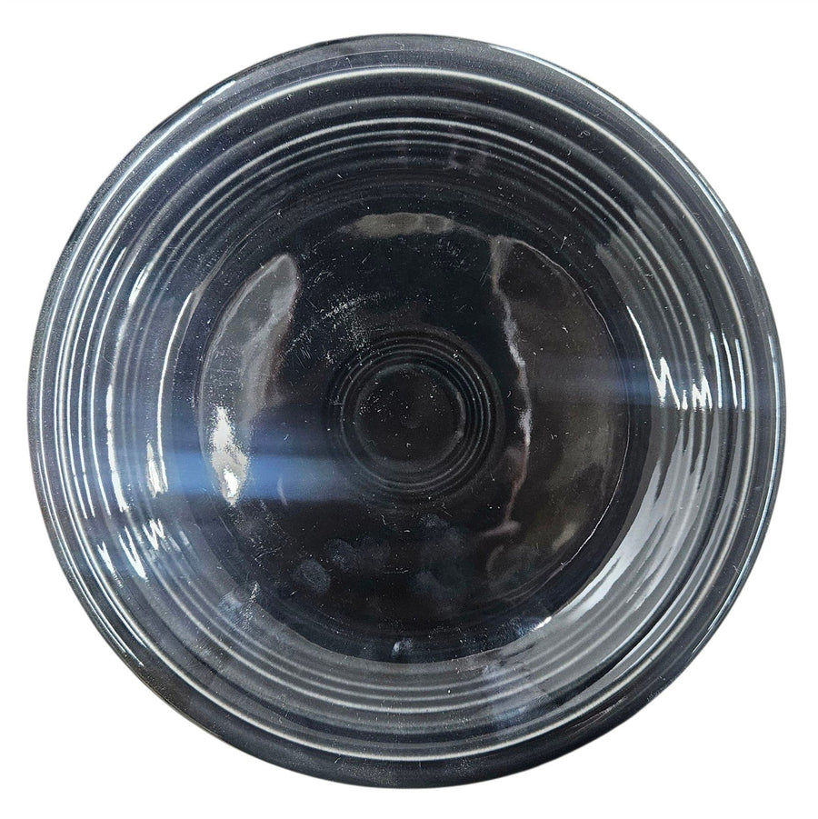 Fiesta - Black Salad Plate Ceramic Dish Homer Laughlin Dinner Kitchen
