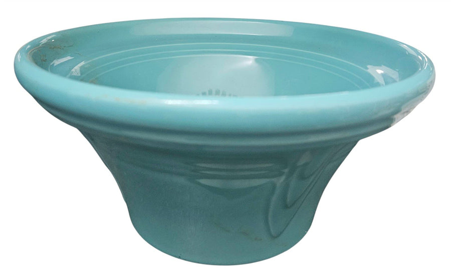 Fiesta - Turquoise Blue Hostess Serving Bowl Homer Laughlin Kitchenware