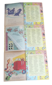 Christmas Little Golden Books & Wonder Books 1951-1961 Set Of 7 Collectible