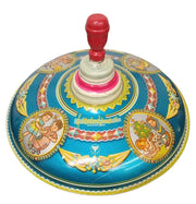 Fuchs Melodius Tin Spinning Top Toy Vintage Collectible Nostalgic 1950s Germany