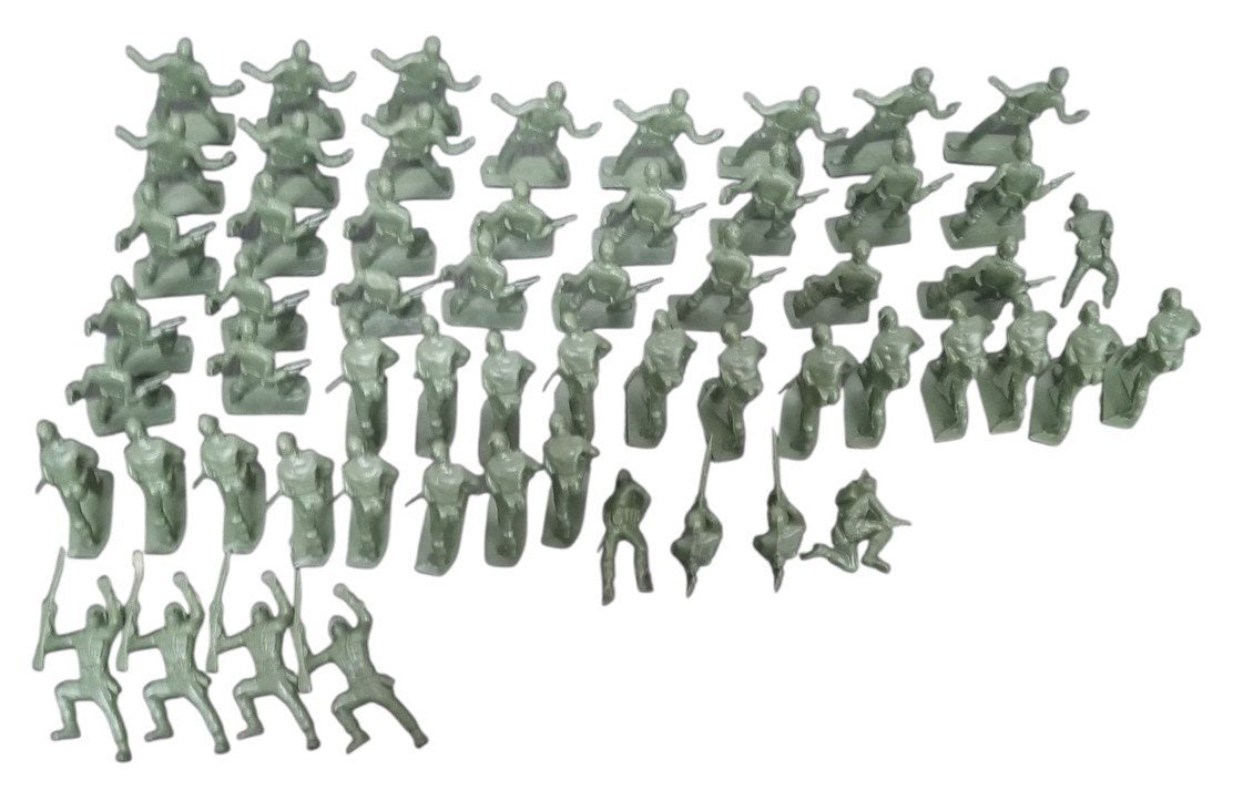 Toy Soldiers Tim Mee Set Of 58 Vintage Collectible Nostalgic Classic Toy 1960s