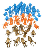 Astronauts MPC Set Of 41 Blue Orange Gold Vintage Collectible Nostalgic 1960s