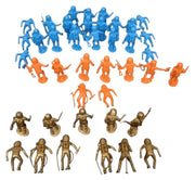Astronauts MPC Set Of 41 Blue Orange Gold Vintage Collectible Nostalgic 1960s