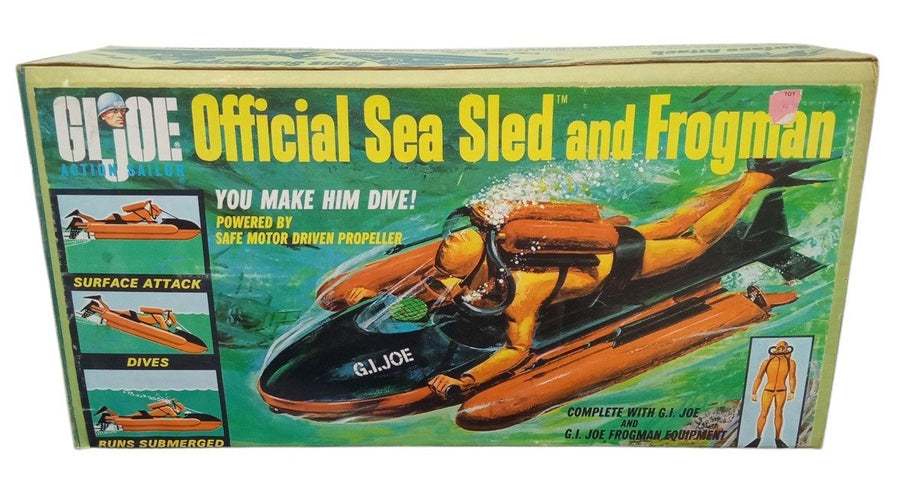 Hasbro GI Joe Sea Sled W/Box 1966 Vintage Retro Collectible Nostalgic Untested