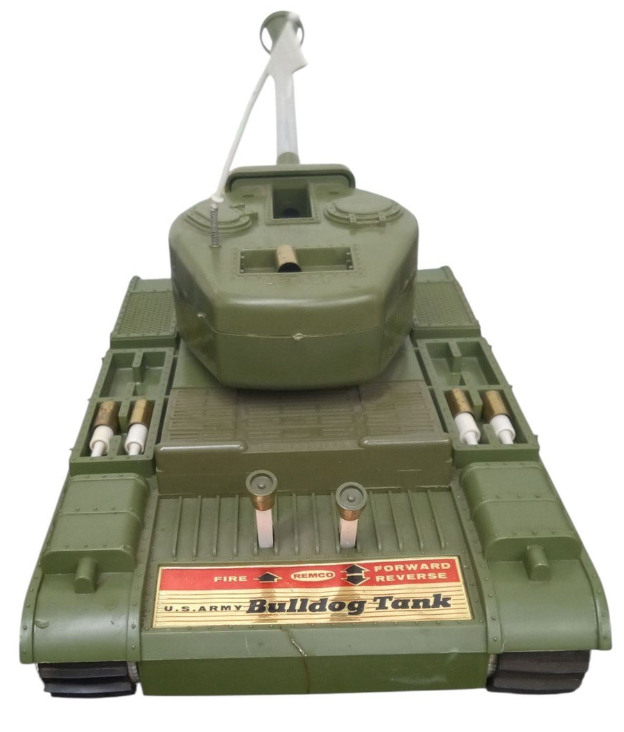 Remco Bulldog Tank Toy W/Ammo 1960s Vintage Collectible Nostalgic Untested