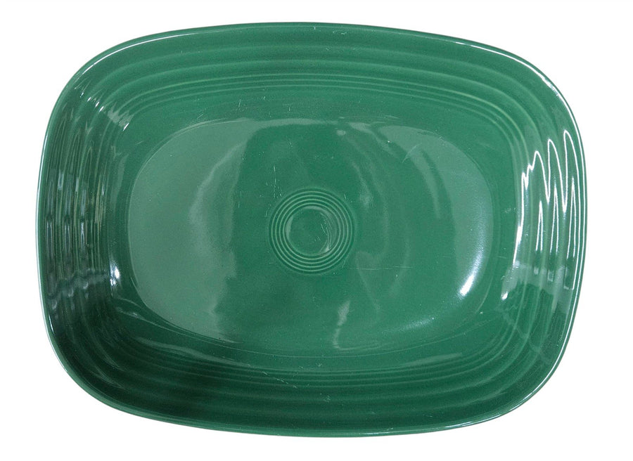 Fiesta - Jade Green Rectangular Platter Homer Laughlin Ceramic Dish Dining Serve