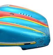 Tin Toy ASC Made In Japan Blue Racecar Vintage Retro Collectible Nostalgic