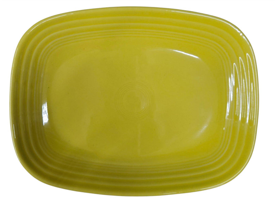 Fiesta - Sunflower Yellow Rectangular Platter Homer Laughlin Ceramic Dish Dining