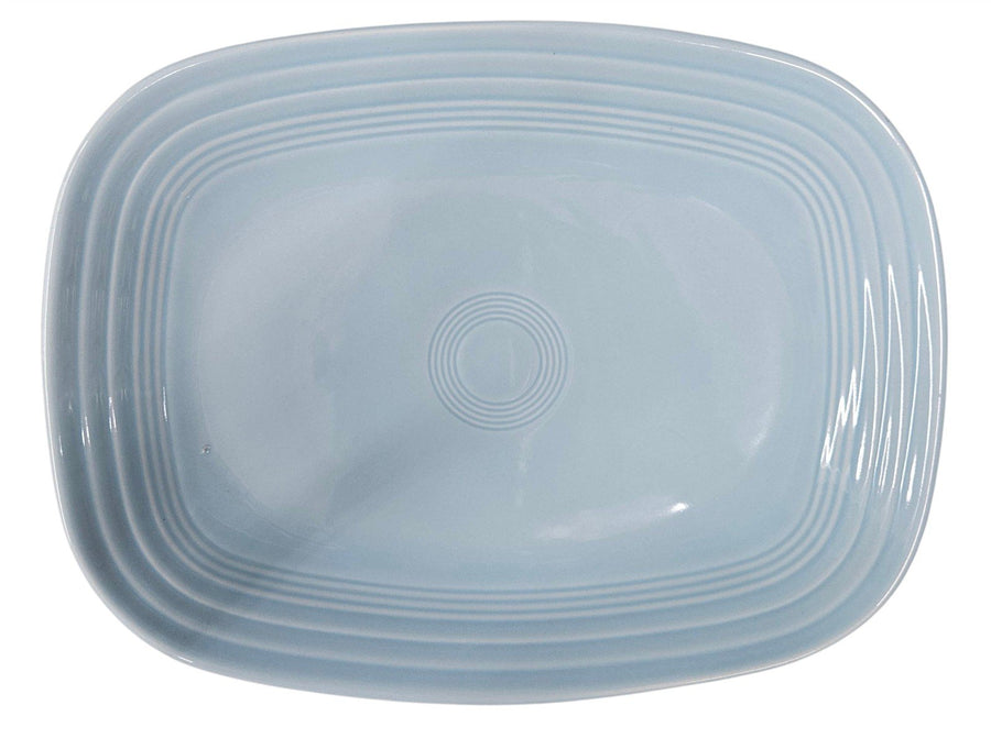 Fiesta - Sky Blue Rectangular Platter Homer Laughlin Ceramic Kitchenware