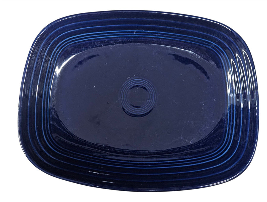Fiesta - Cobalt Blue Rectangular Platter Homer Laughlin Ceramic Kitchenware