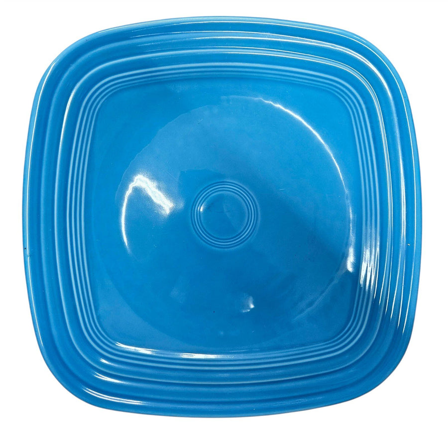 Fiesta - Peacock Blue Square Dinner Plate Homer Laughlin Ceramic Kitchenware