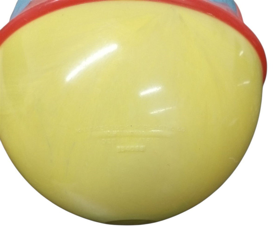 Toy Knickerbocker Plastic Roly Poly Clown Vintage Collectible Nostalgic