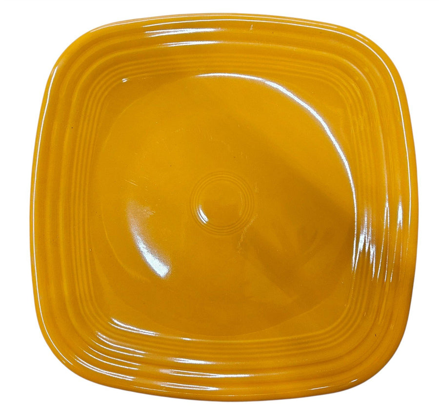 Fiesta - Butterscotch Orange Square Dinner Plate Homer Laughlin Ceramic Dish