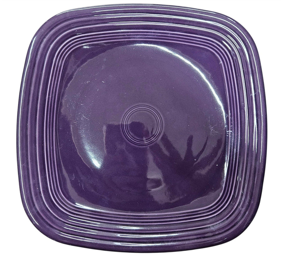 Fiesta - Mulberry Purple Square Dinner Plate Homer Laughlin Ceramic Kitchenware