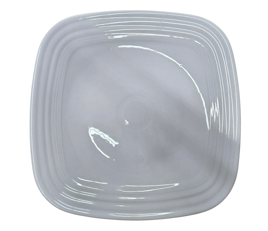 Fiesta - White Square Dinner Plate Homer Laughlin Ceramic Kitchenware