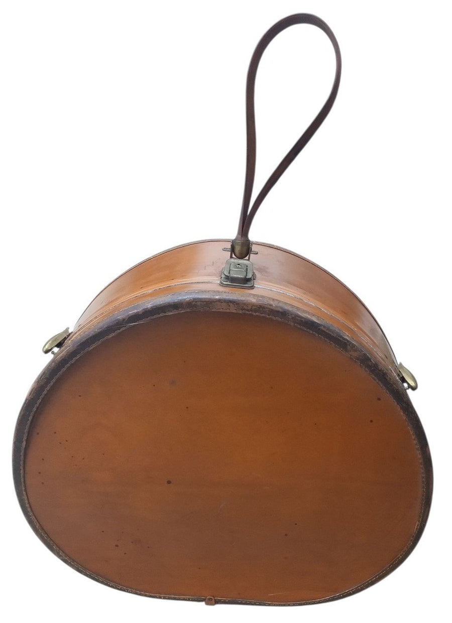 Samsonite Luggage Brown Hat Box Vintage Collectible Nostalgic Travel