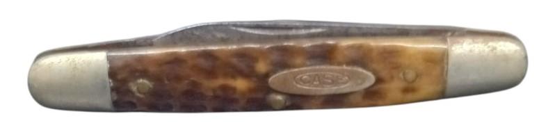 Pocket Knife By Case W/Bone Handle Double Blade Vintage Collectible Nostalgic