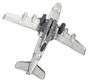 TWA Tin Airplane Friction Toy Made In Japan Vintage Collectible Nostalgic