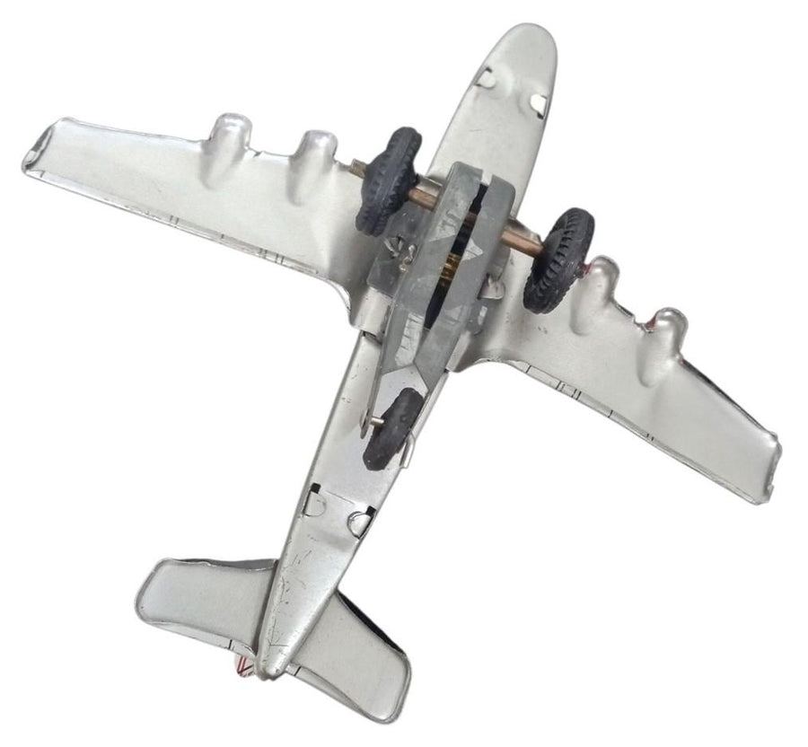 TWA Tin Airplane Friction Toy Made In Japan Vintage Collectible Nostalgic