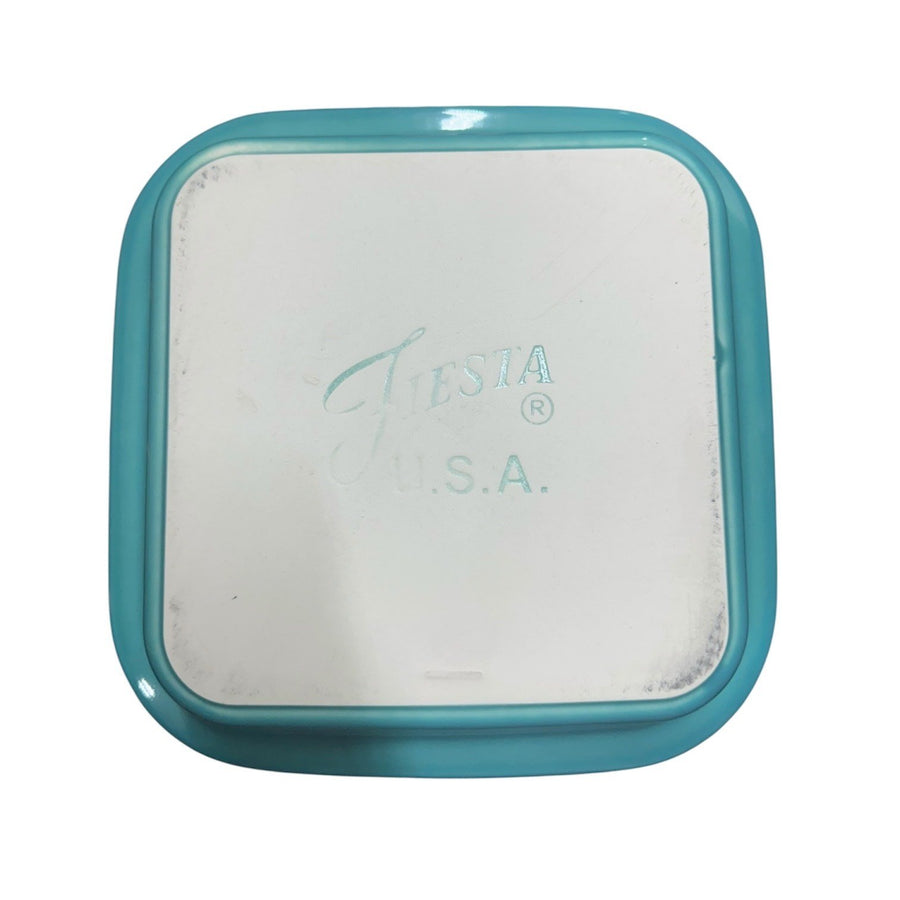 Fiesta - Turquoise Blue Square Baker Homer Laughlin Ceramic Baking Cooking