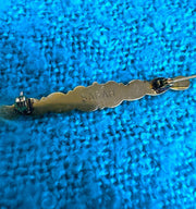 Antique 1979 Sarah Coventry Signed Goldtone Victorian Revival Style Bar Pin