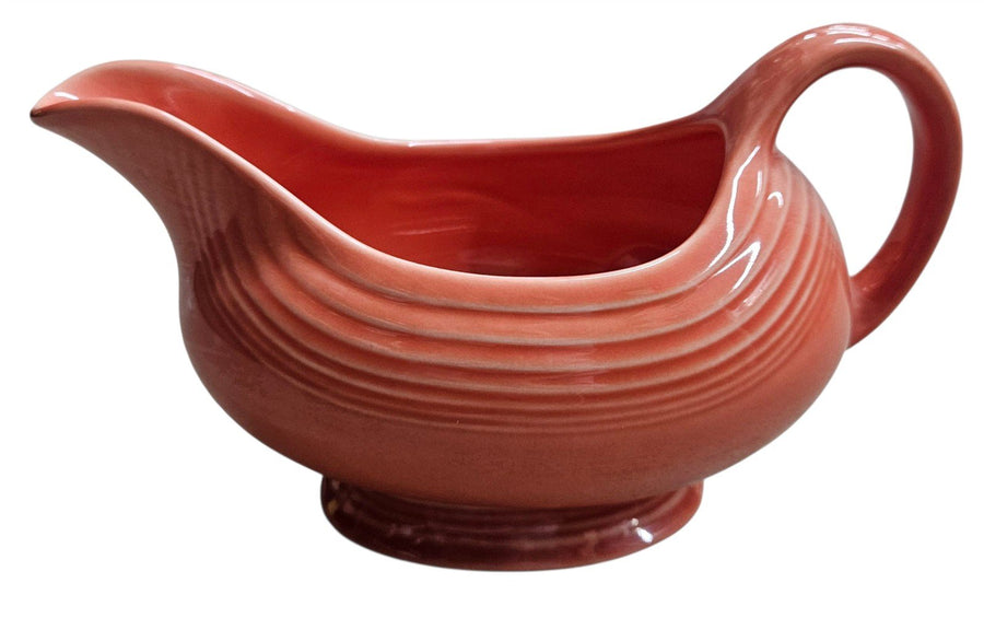 Fiesta - Persimmon Orange Sauce Boat Gravy Homer Laughlin Ceramic Serving Dish