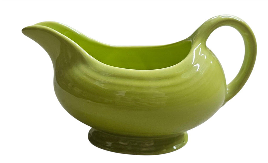Fiesta - Lemongrass Green Sauce Boat Gravy Homer Laughlin Ceramic Serving Dish