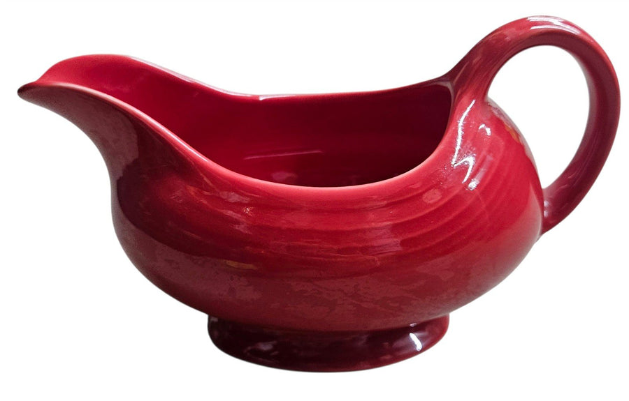 Fiesta - Scarlet Red Sauce Boat Gravy Homer Laughlin Ceramic Serving Dish Dining