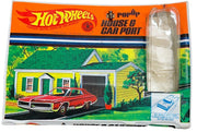 Hot Wheels PopUp Bundle: House & Car Port + Service Station 1967 Mattel