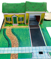 Hot Wheels PopUp Bundle: House & Car Port + Service Station 1967 Mattel