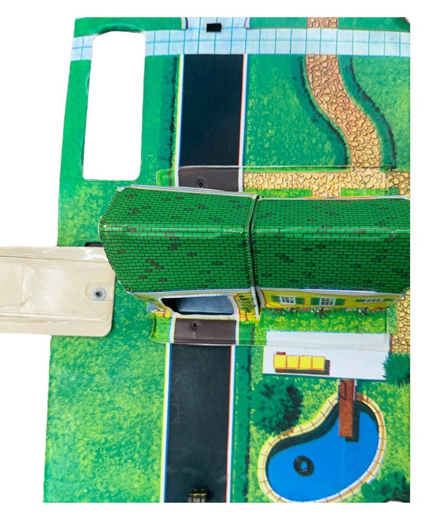 Hot Wheels PopUp Bundle: House & Car Port + Service Station 1967 Mattel