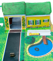 Hot Wheels PopUp Bundle: House & Car Port + Service Station 1967 Mattel