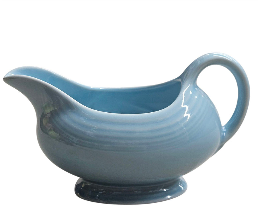 Fiesta - Sky Blue Sauce Boat Gravy Homer Laughlin Ceramic Serving Dish Home