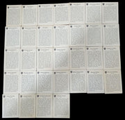 US Presidents Golden Press Trading Cards 1960s Set Of 32 Vintage Collectible