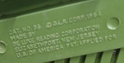 Toy Deluxe Reading Defender Dan Machine Gun No Tripod Vintage Collectible 1960s