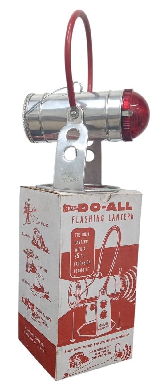 Flashing Do-All Lantern by Snap It Vintage Collectible Camping Untested