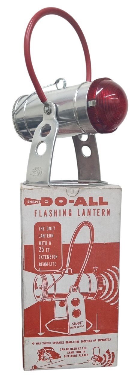Flashing Do-All Lantern by Snap It Vintage Collectible Camping Untested