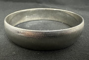 Vintage Monet Silver Brushed Bangle