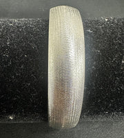 Vintage Monet Silver Brushed Bangle