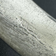 Vintage Monet Silver Brushed Bangle