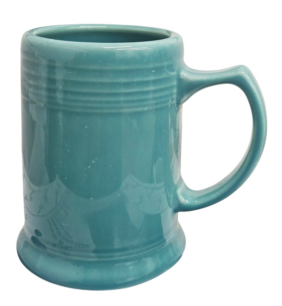 Fiesta - Turquoise Blue Beer Stein Pint Mug Ceramic Homer Laughlin Drinkware