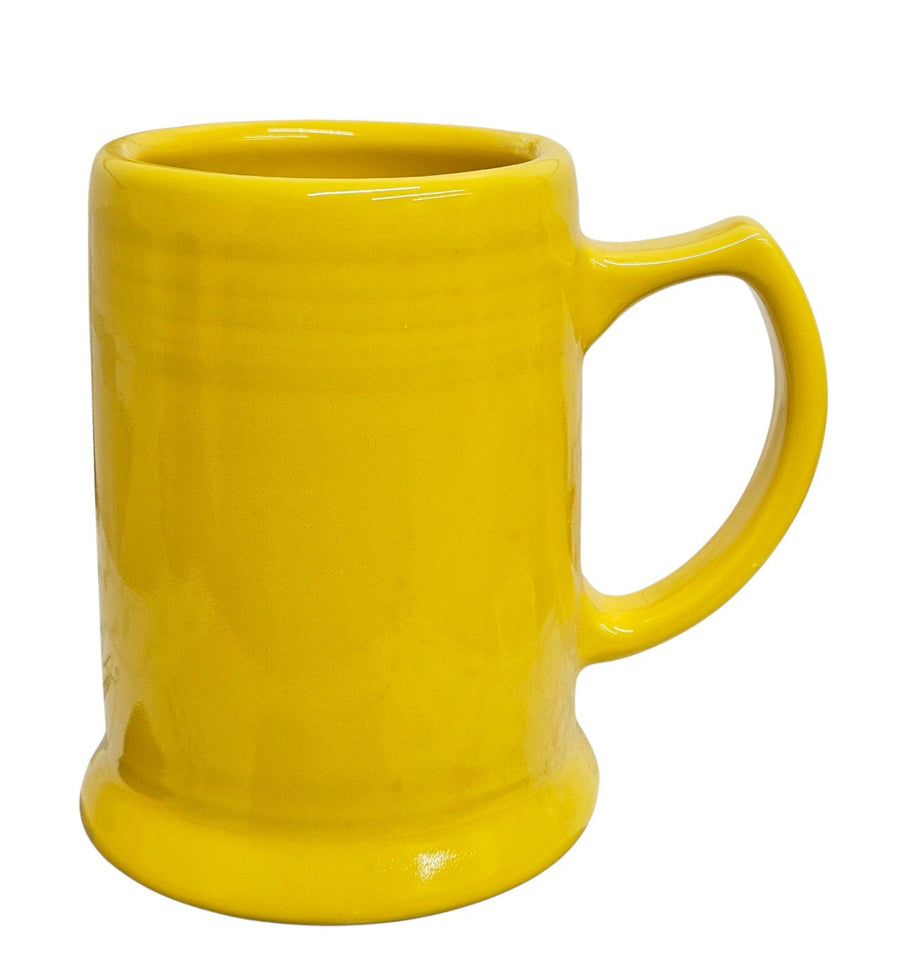 Fiesta - Daffodil Yellow Beer Stein Pint Mug Ceramic Homer Laughlin Drinkware