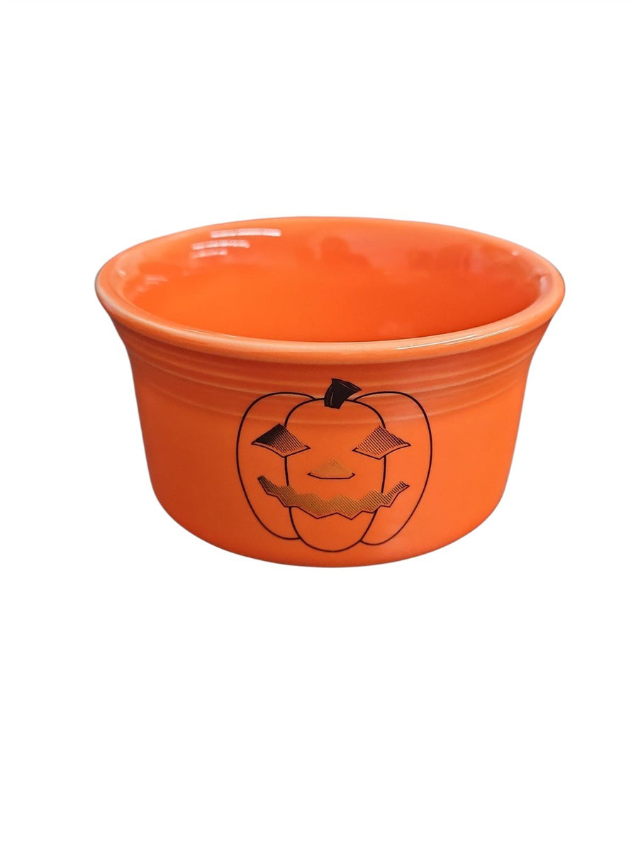 Fiesta - Glowing Pumpkin Poppy Orange Ramekin Bowl HLC Dish Kitchenware