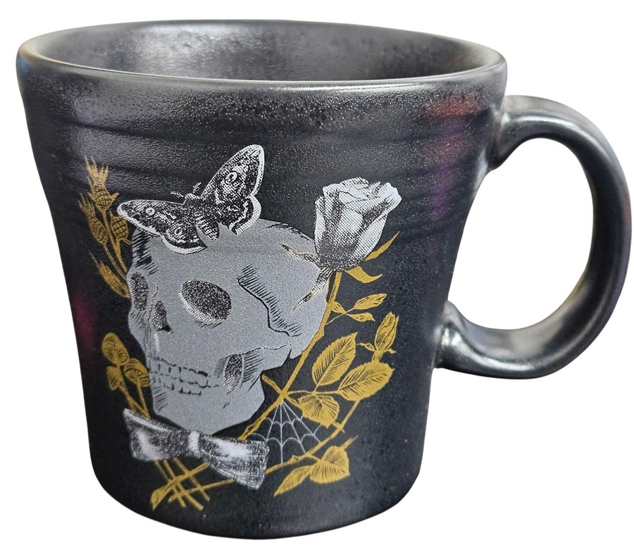 Fiesta - Gothic Victorian Foundry Black Tapered Coffee Tea Mug HLC