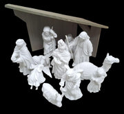Avon Nativity Set 13 Pieces W/Boxes Vintage Collectible Nostalgic Festive 1980s