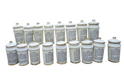 Hummel White Ivory Gold Trimmed Ceramic 1987 17 Count Jar & Lid Set Spice Jars