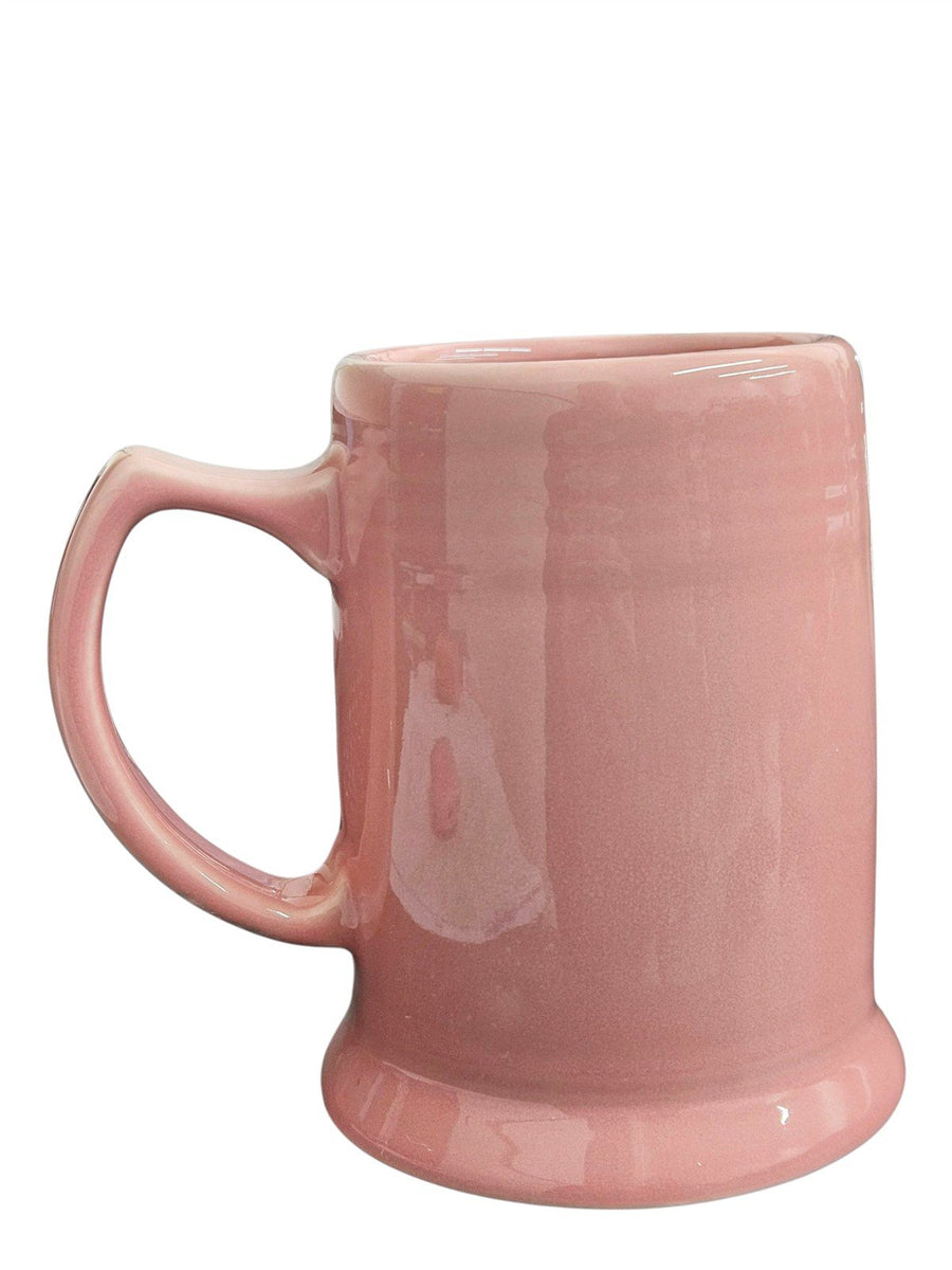 Fiesta - Peony Pink Beer Stein Pint Mug Ceramic Homer Laughlin Drinkware