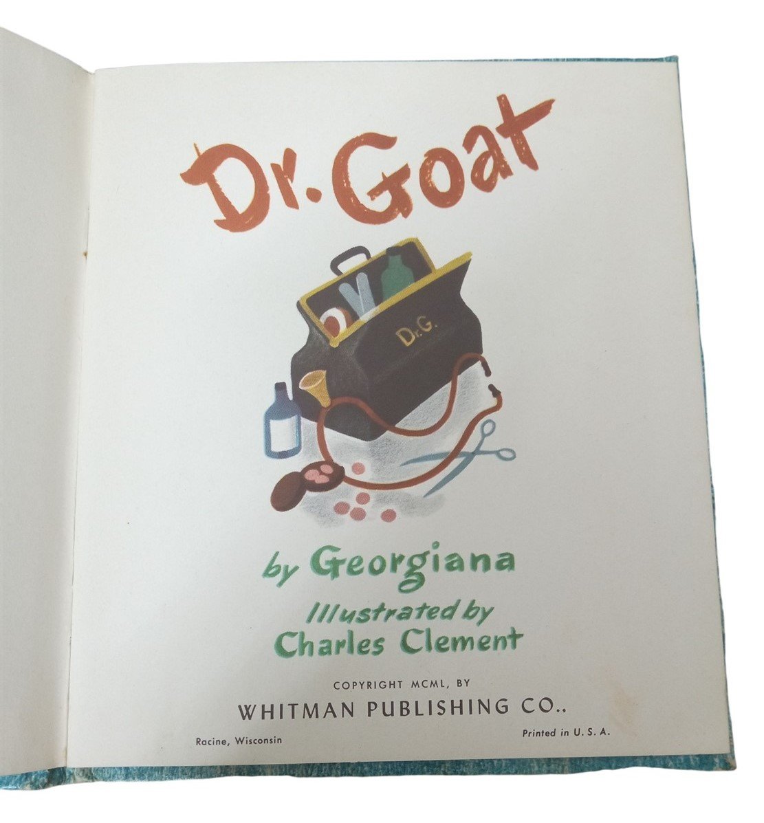 Book Top Top Tales Dr.Goat Vintage Collectible Nostalgic Children's Book 1950s
