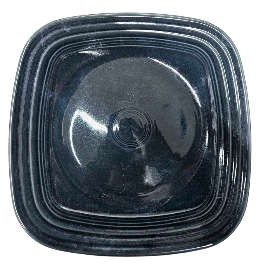 Fiesta - Slate Grey Square Dinner Plate Homer Laughlin Ceramic Kitchenware